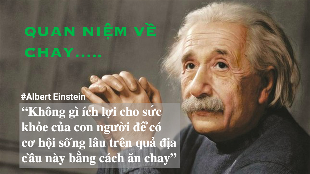 QUAN NIỆM CỦA CÁC BẬC VĨ NHÂN VỀ ĂN CHAY