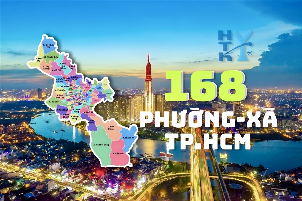 168 PHƯỜNG, XÃ TP.HCM SAU SÁP NHẬP