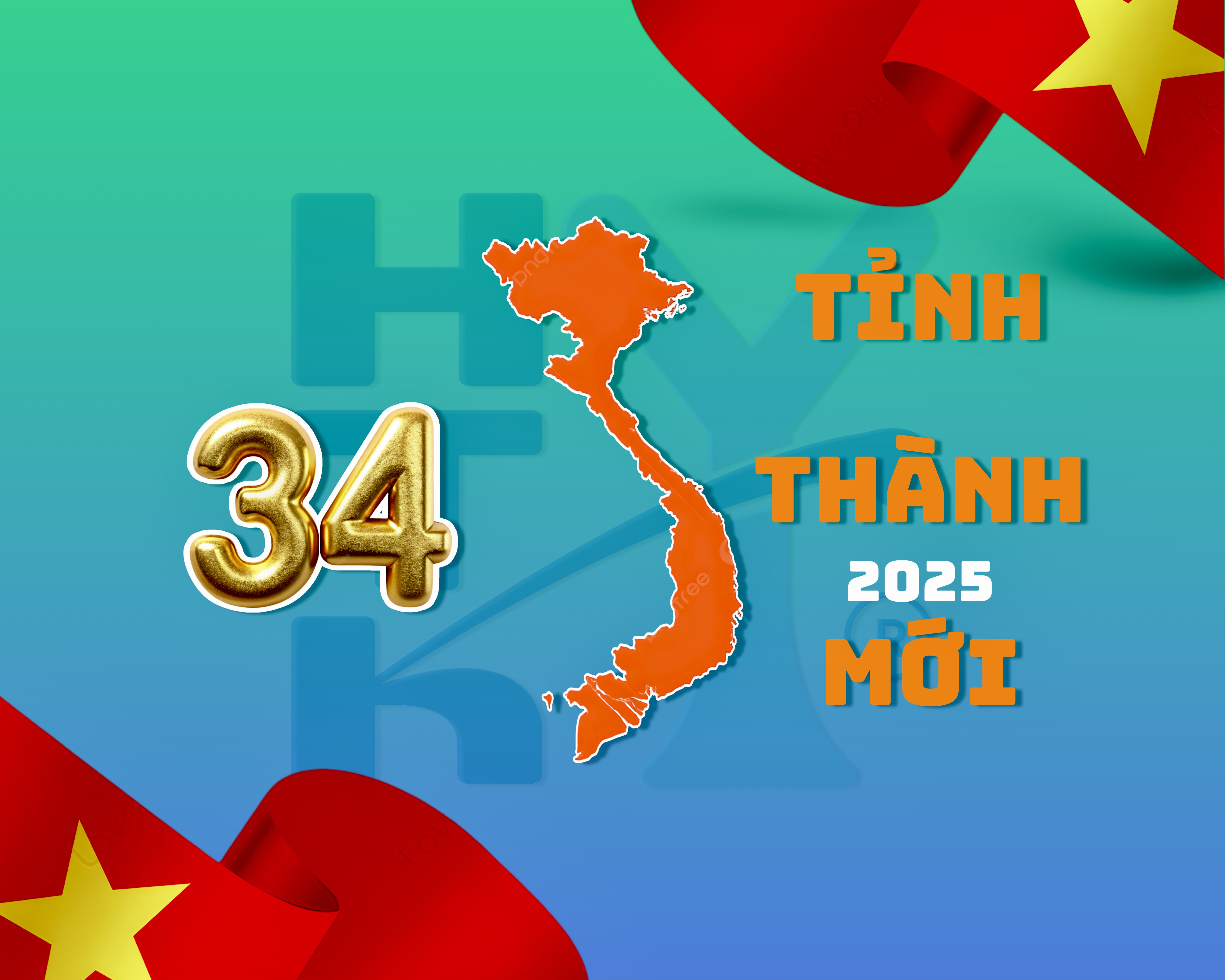 danh sách 34 tỉnh thành